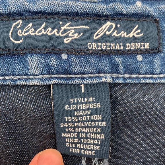 Celebrity Pink Anchor Print Ankle Jeans - Picture 8 of 9